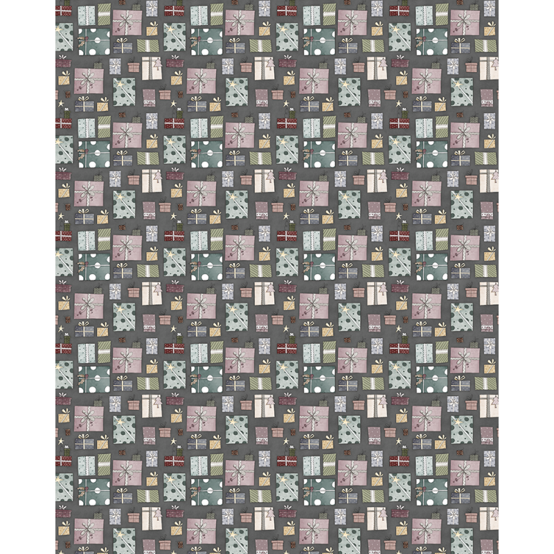 Tela Regalos colección Una Navidad de Abrazos (Tablilla de 5 metros)