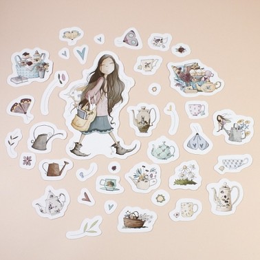 Troquelados (Die Cuts) Al cole con Ofelia